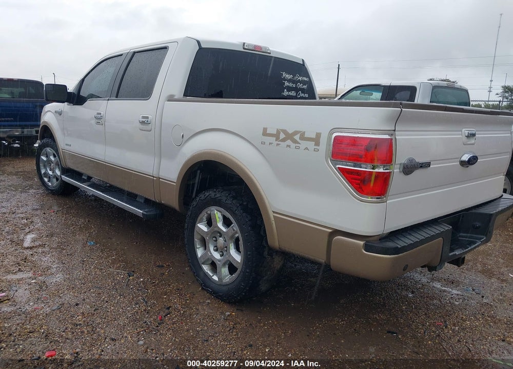 2013 FORD F-150 KING RANCH VIN: 1FTFW1ET6DKG06222