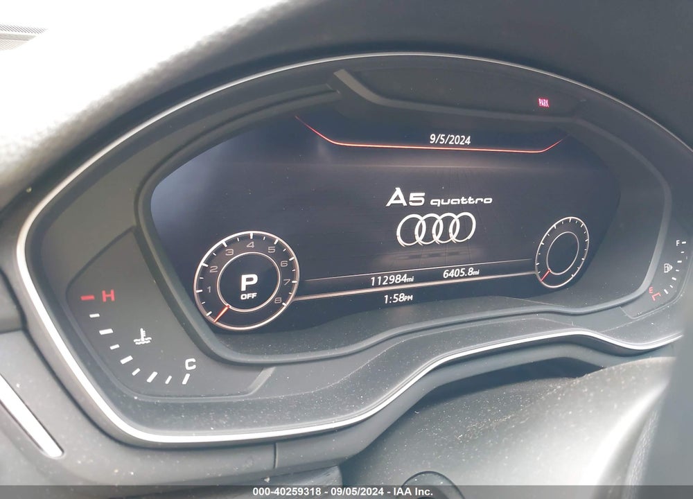 2018 AUDI A5 2.0T PREMIUM VIN: WAUENCF56JA076245