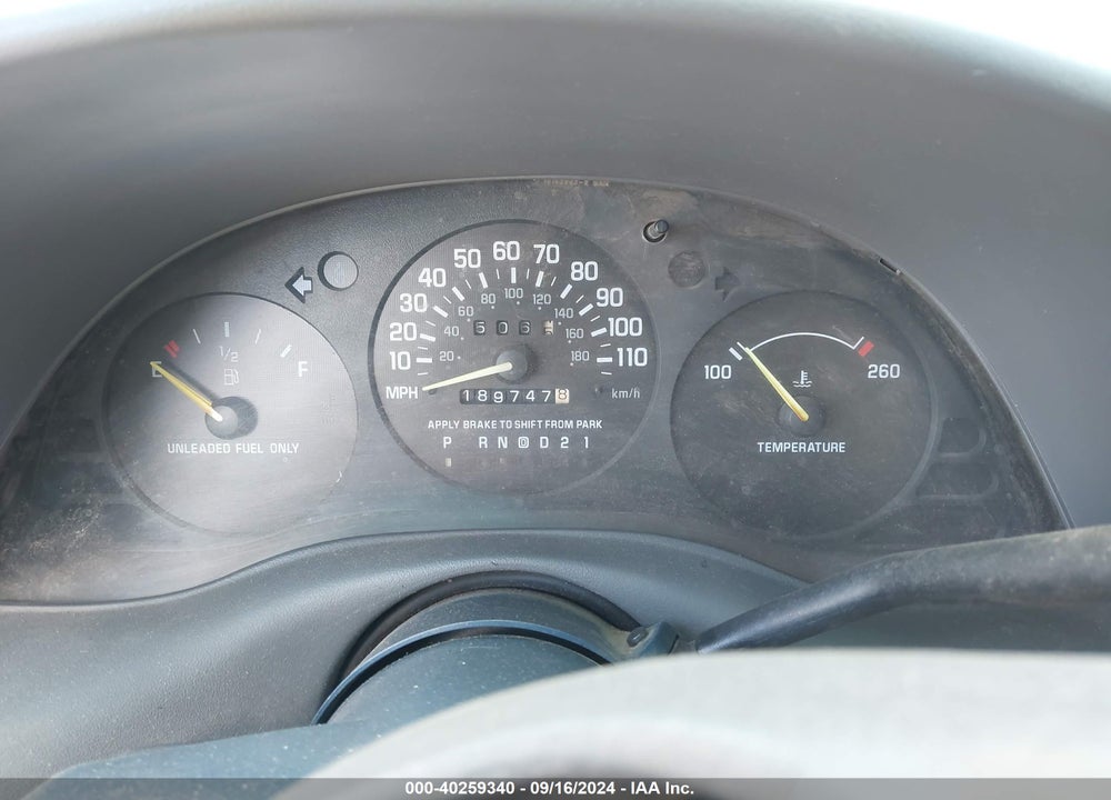 1998 CHEVROLET LUMINA VIN: 2G1WL52M8W9249569