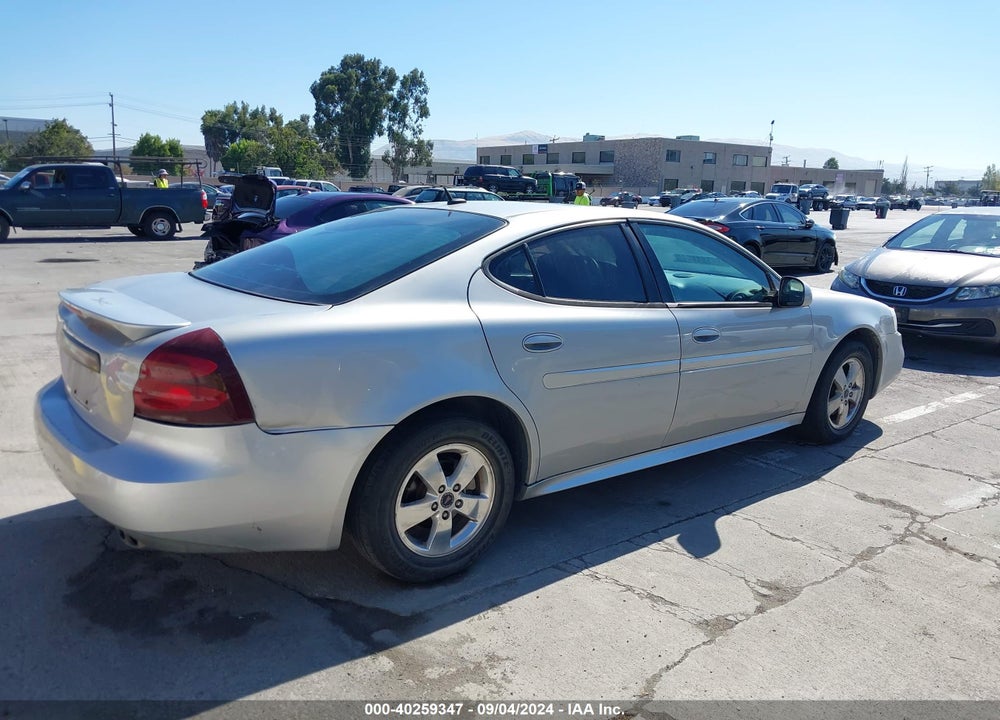 2006 PONTIAC GRAND PRIX VIN: 2G2WP582461239237