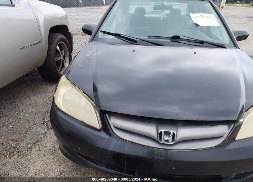 2005 HONDA CIVIC LX VIN: 2HGES16595H515110