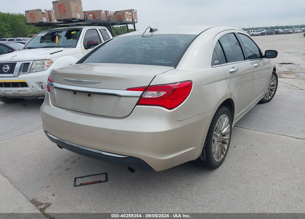 2013 CHRYSLER 200 LIMITED VIN: 1C3CCBCG9DN660544