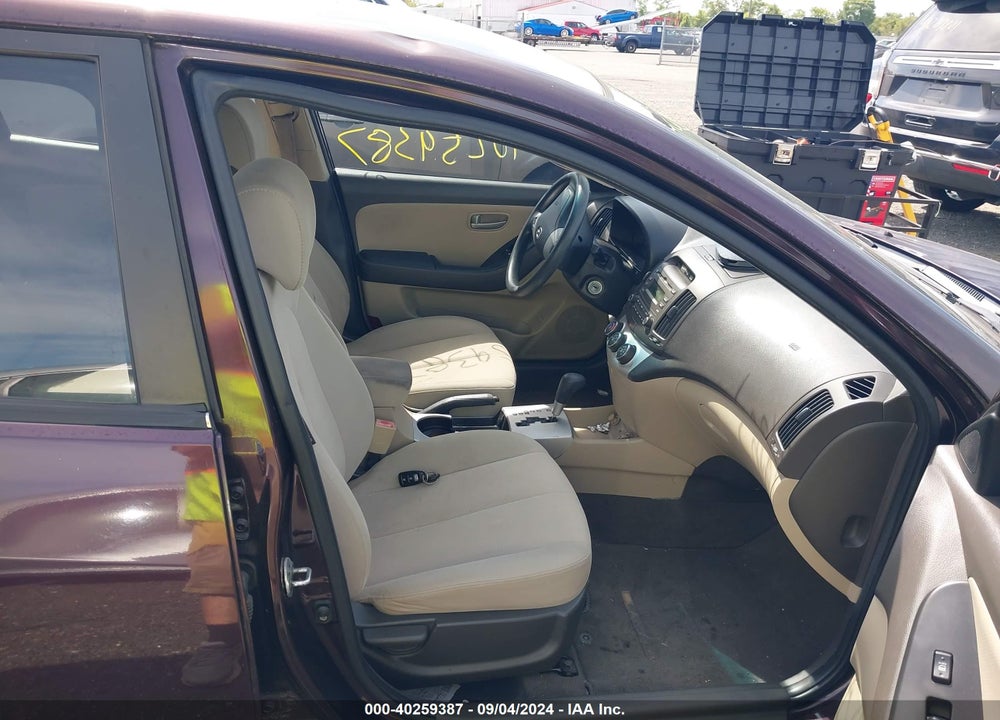 2009 HYUNDAI ELANTRA VIN: KMHDU46DX9U625028