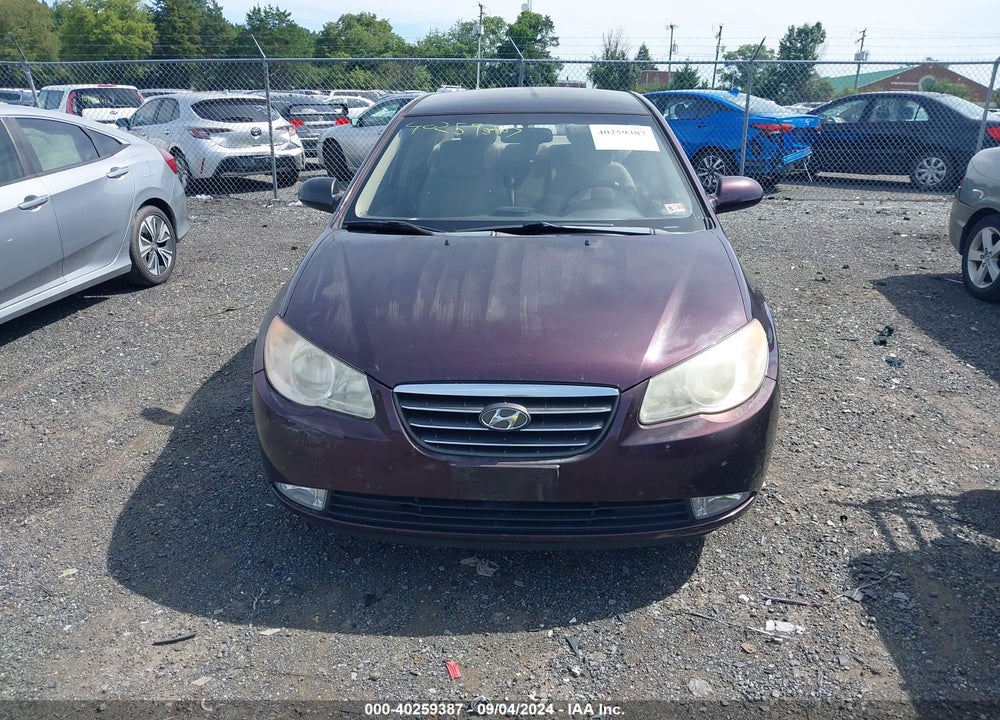 2009 HYUNDAI ELANTRA VIN: KMHDU46DX9U625028