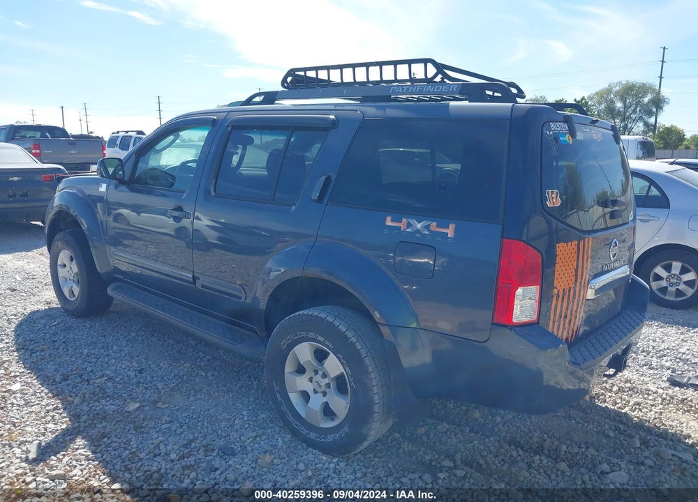 2005 NISSAN PATHFINDER SE VIN: 5N1AR18W05C788742
