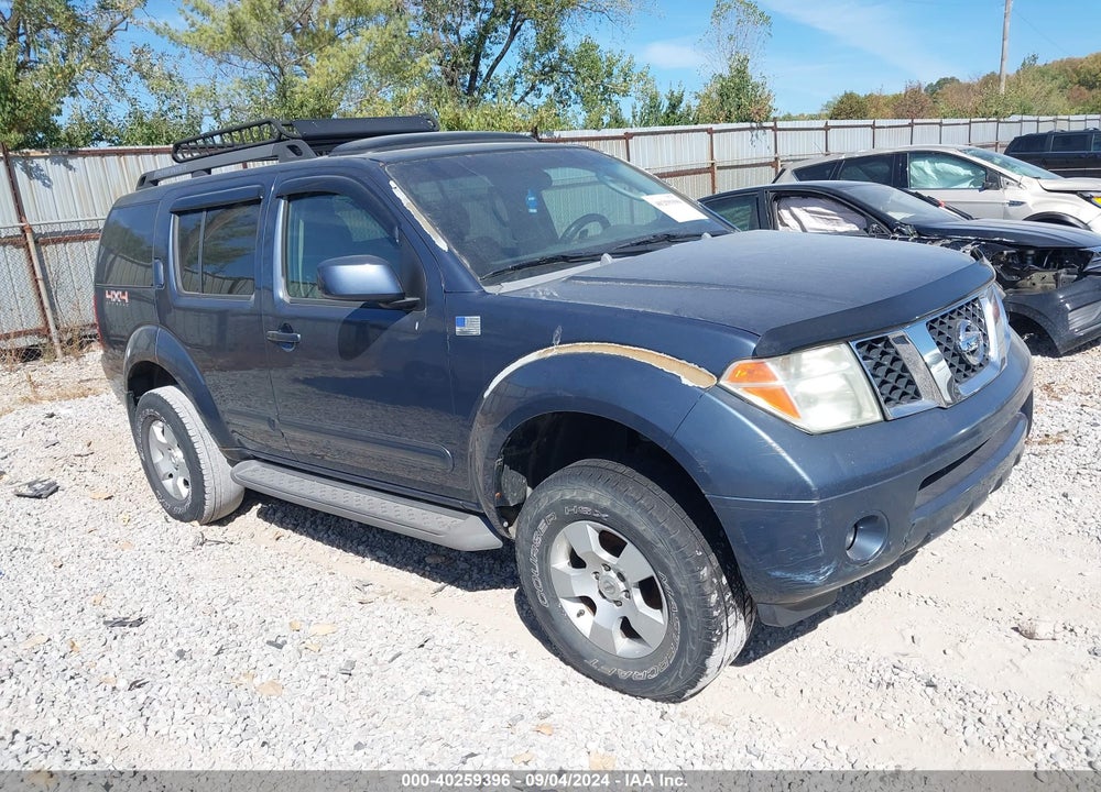 2005 NISSAN PATHFINDER SE VIN: 5N1AR18W05C788742