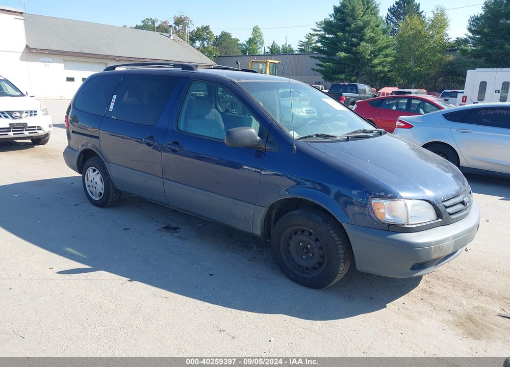 2002 TOYOTA SIENNA CE VIN: 4T3ZF19C62U482061