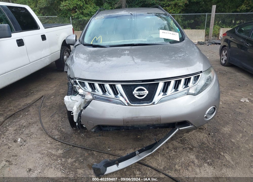 2009 NISSAN MURANO SL VIN: JN8AZ18W89W152745