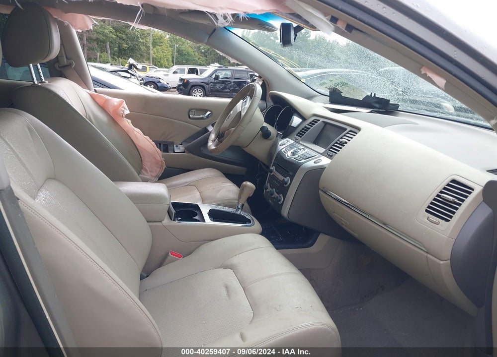 2009 NISSAN MURANO SL VIN: JN8AZ18W89W152745