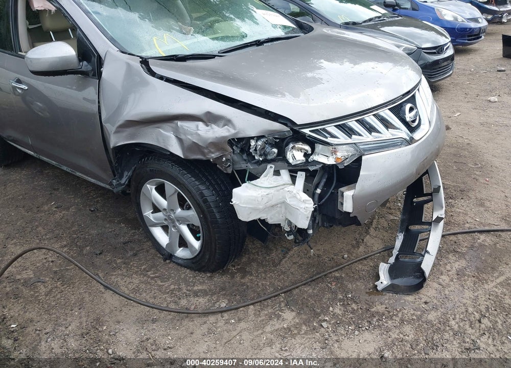 2009 NISSAN MURANO SL VIN: JN8AZ18W89W152745