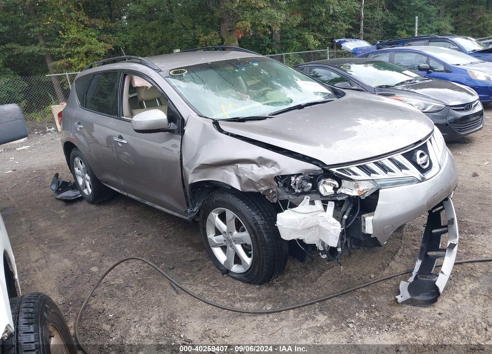 2009 NISSAN MURANO SL VIN: JN8AZ18W89W152745