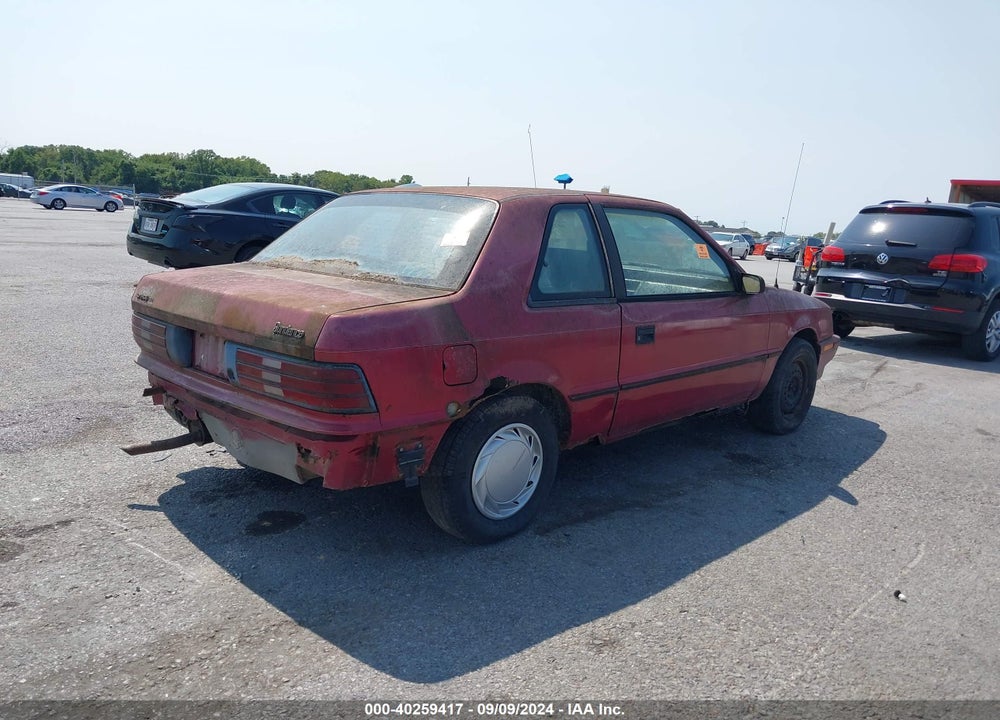 1993 PLYMOUTH SUNDANCE VIN: 1P3XP24D2PN652277