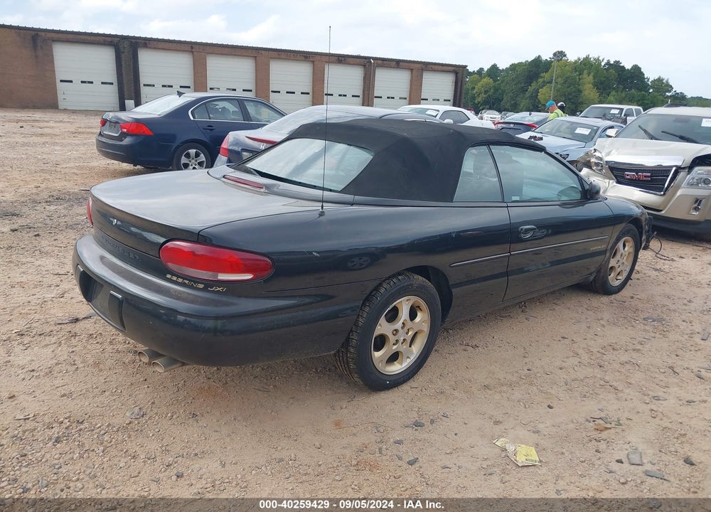 1999 CHRYSLER SEBRING JXI VIN: 3C3EL55H6XT603755