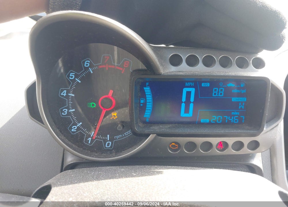 2014 CHEVROLET SONIC LT AUTO VIN: 1G1JC5SH8E4243219