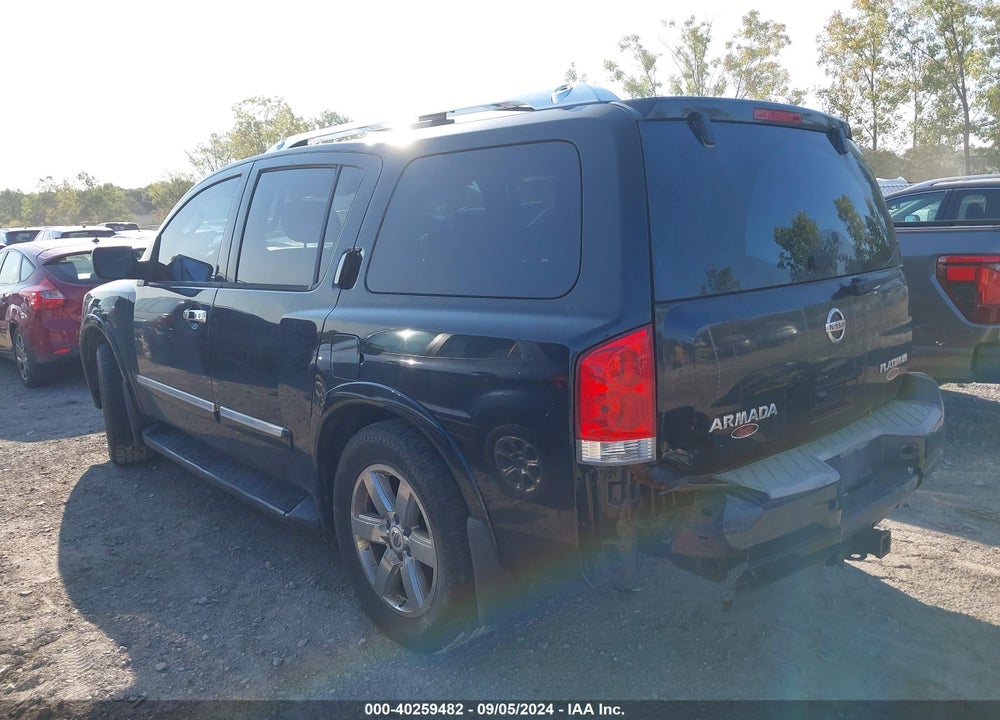 2011 NISSAN ARMADA PLATINUM VIN: 5N1AA0NE1BN606530