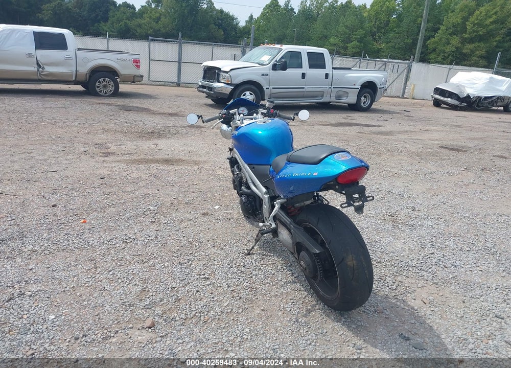 2002 TRIUMPH MOTORCYCLE SPEED VIN: SMT500FS82J152184