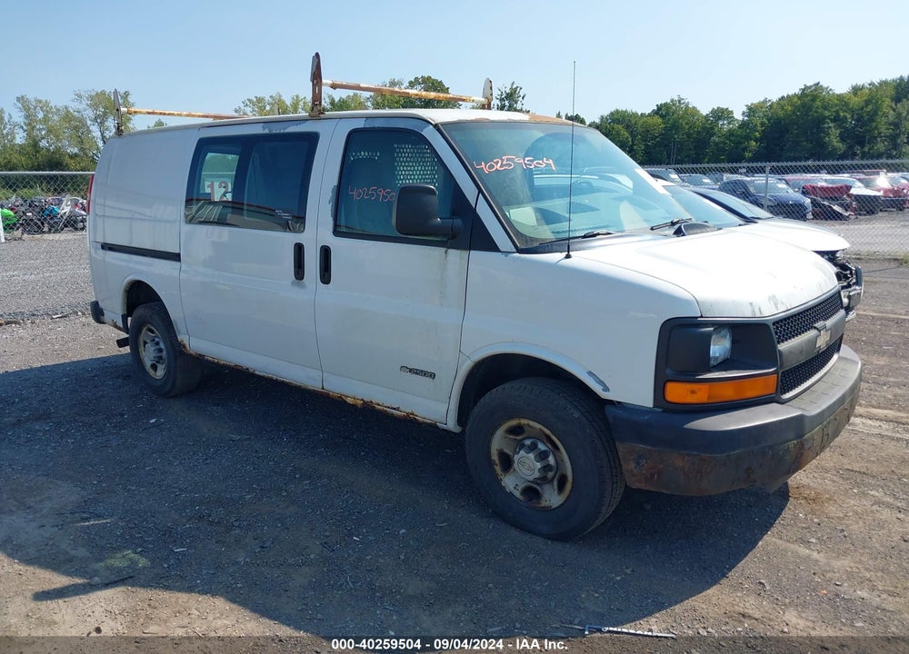 2006 CHEVROLET EXPRESS WORK VAN VIN: 1GCGG25VX61144779
