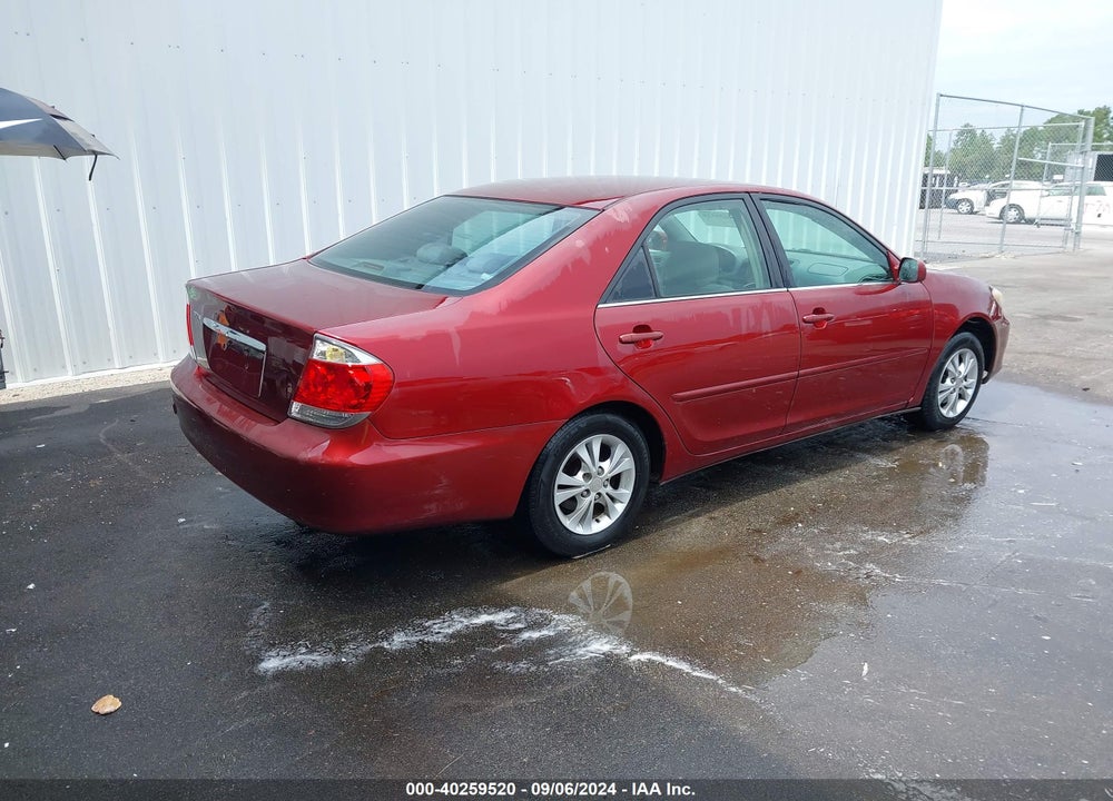 2005 TOYOTA CAMRY LE V6 VIN: 4T1BF30K05U089543