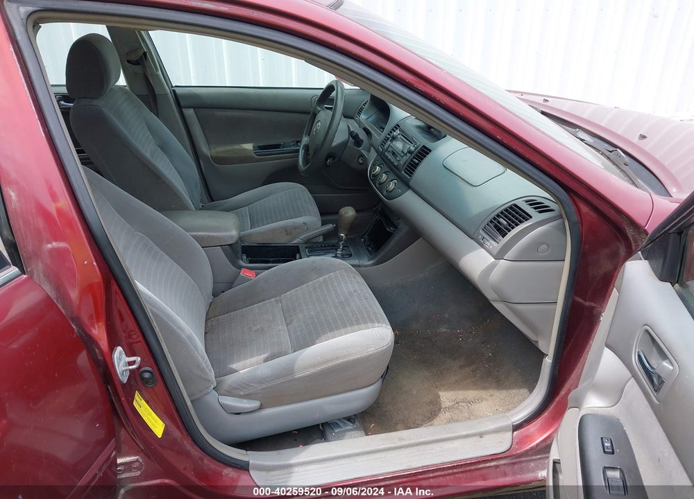 2005 TOYOTA CAMRY LE V6 VIN: 4T1BF30K05U089543