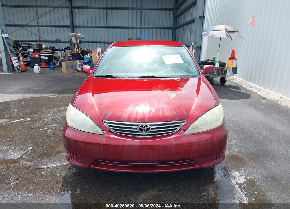 2005 TOYOTA CAMRY LE V6 VIN: 4T1BF30K05U089543