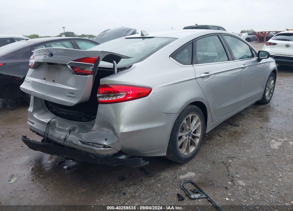 2019 FORD FUSION SE VIN: 3FA6P0HD2KR170818