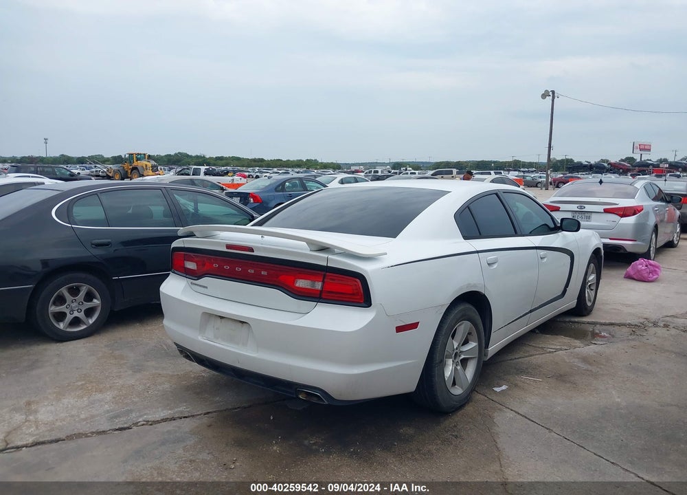 2013 DODGE CHARGER SE VIN: 2C3CDXBG0DH664633