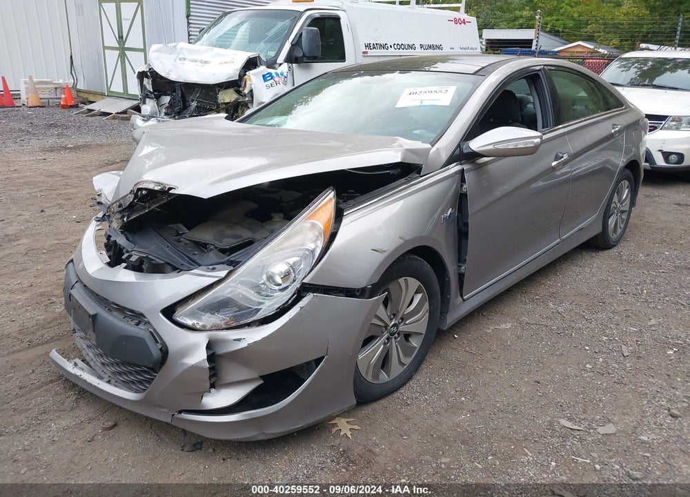 2014 HYUNDAI SONATA HYBRID LIMITED VIN: KMHEC4A43EA104467