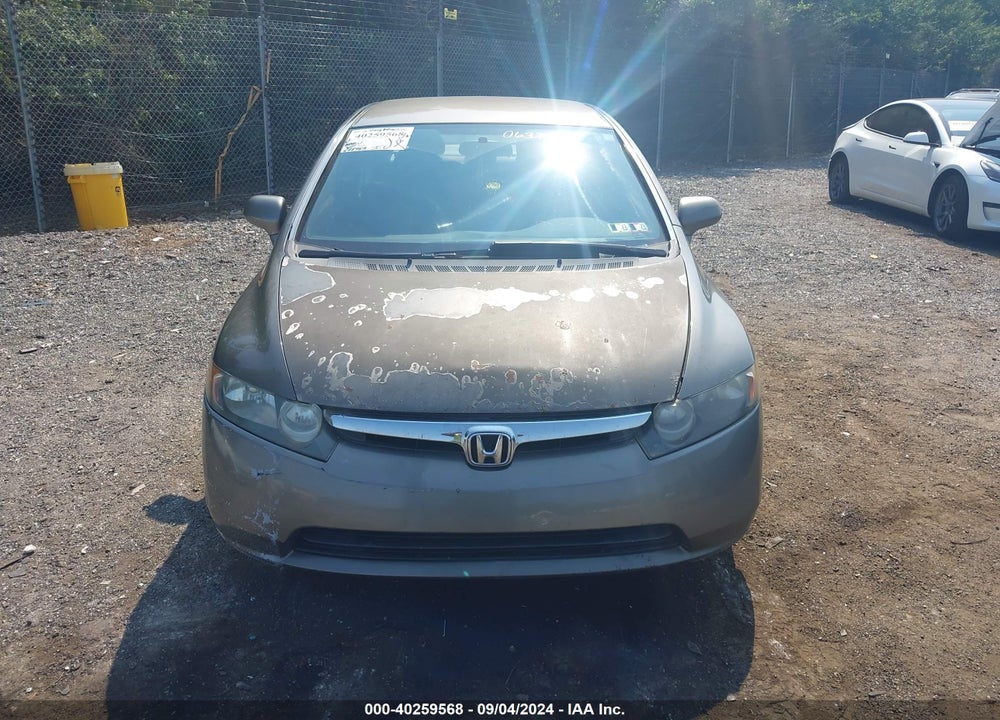 2006 HONDA CIVIC VIN: 1HGFA16586L063792