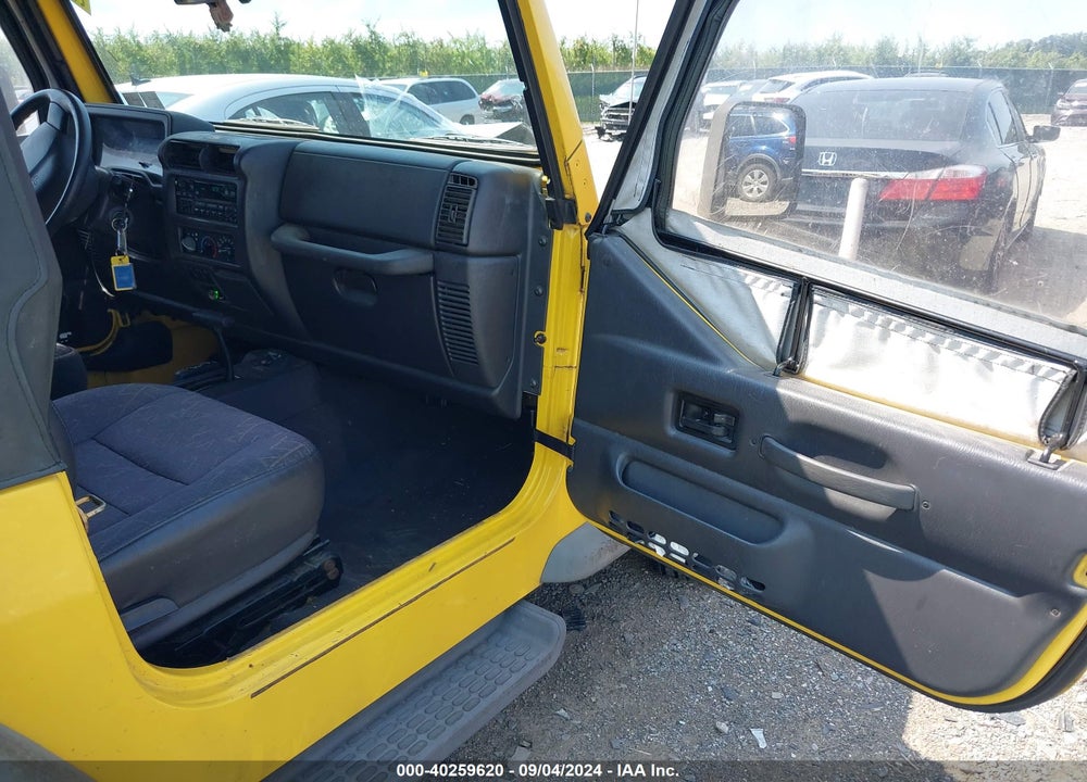 2002 JEEP WRANGLER X VIN: 1J4FA39S52P754853