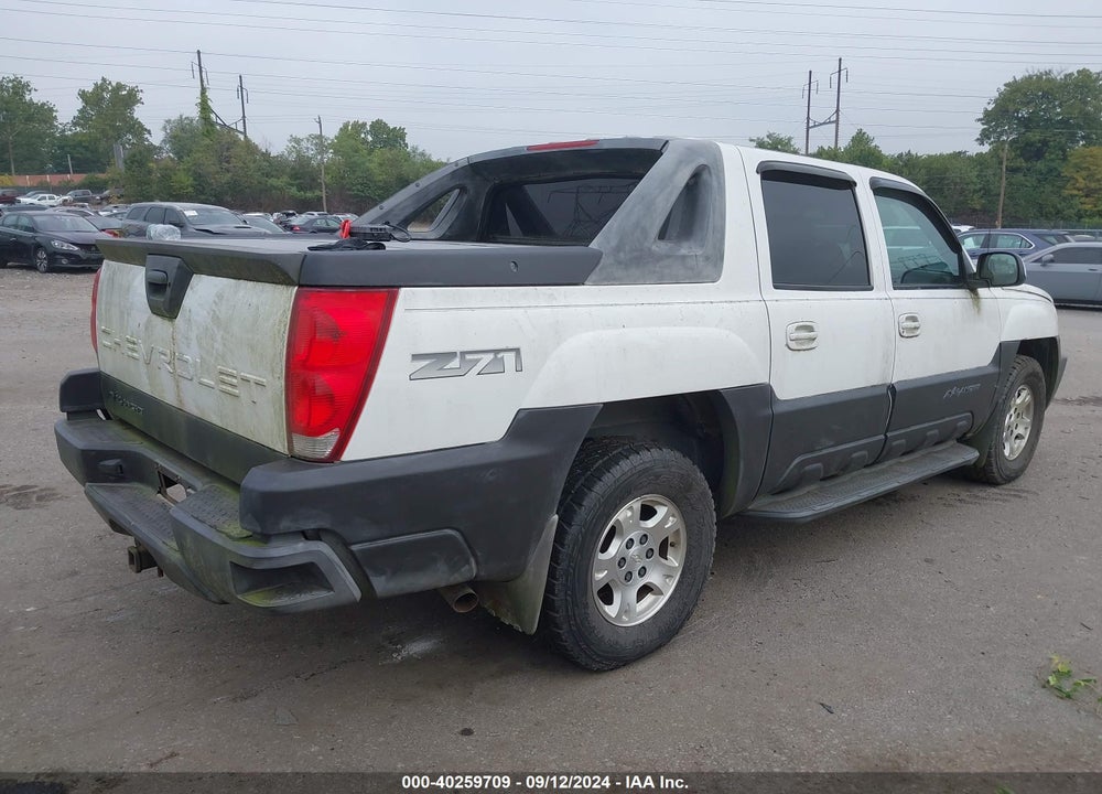 2003 CHEVROLET AVALANCHE 1500 VIN: 3GNEK13T33G285618