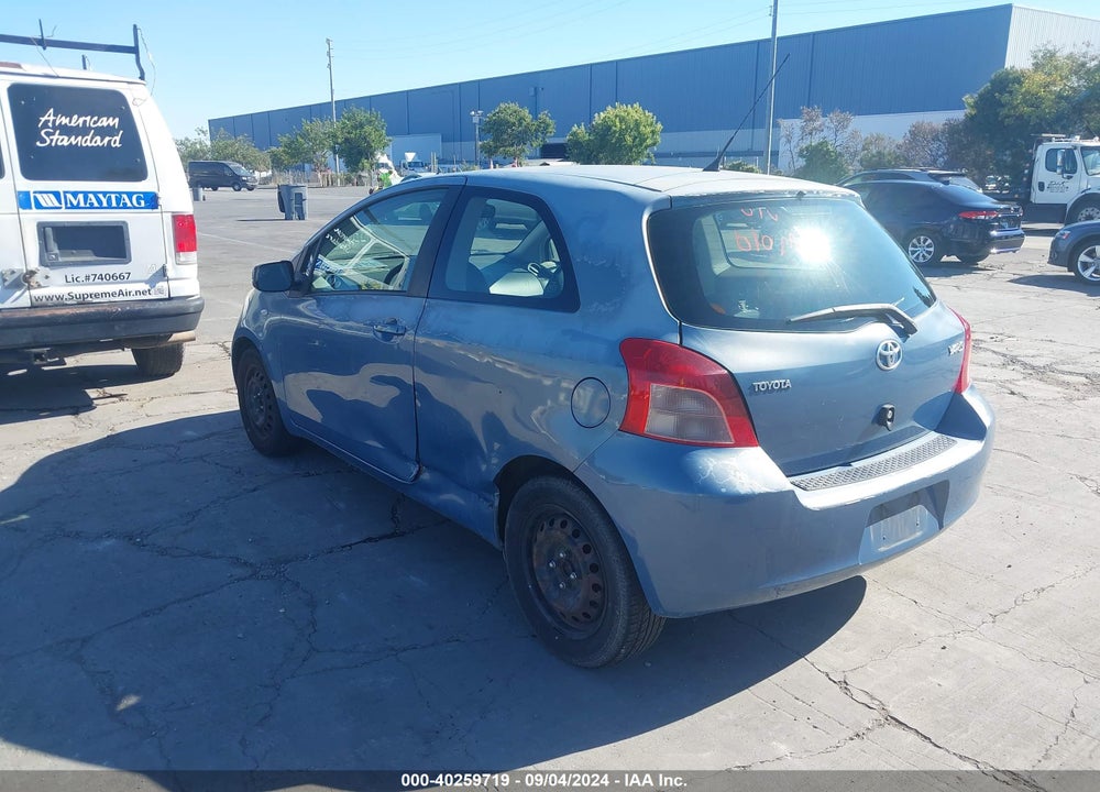 2007 TOYOTA YARIS VIN: JTDJT923075135645