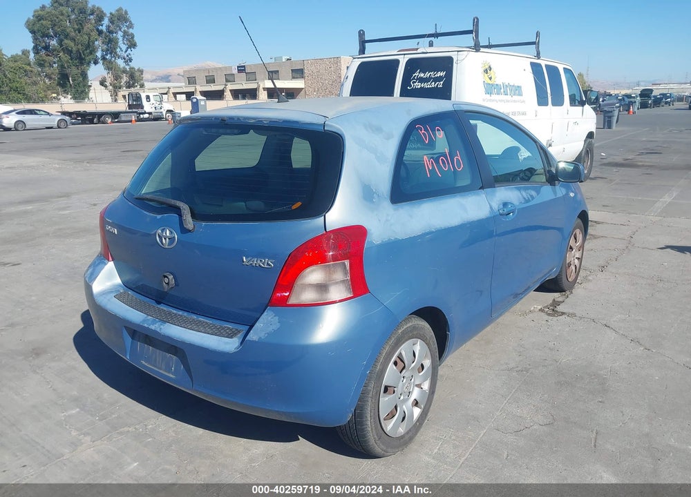 2007 TOYOTA YARIS VIN: JTDJT923075135645