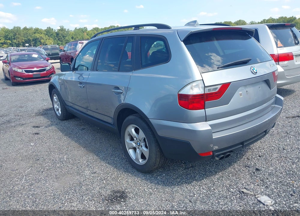 2008 BMW X3 3.0SI VIN: WBXPC934X8WJ10123