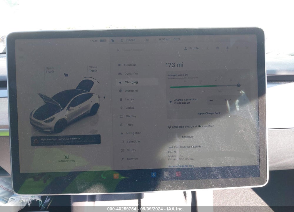 2022 TESLA MODEL Y PERFORMANCE DUAL MOTOR ALL-WHEEL DRIVE VIN: 7SAYGDEF3NF448912