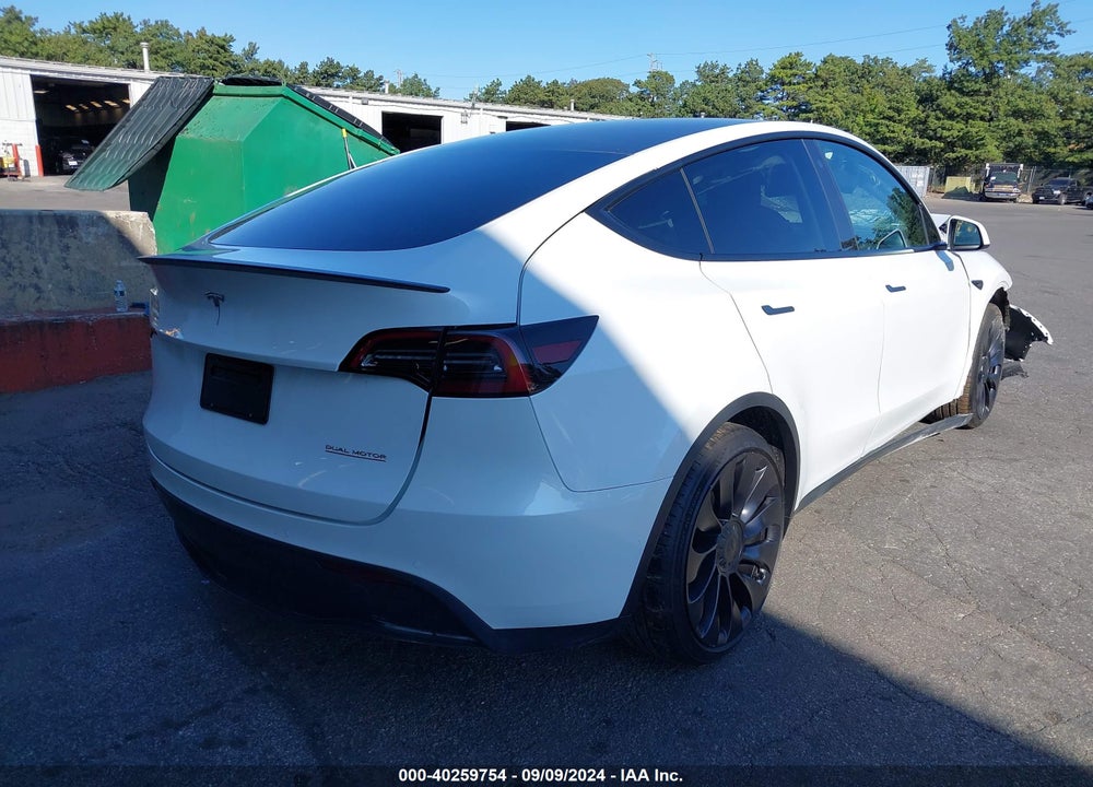 2022 TESLA MODEL Y PERFORMANCE DUAL MOTOR ALL-WHEEL DRIVE VIN: 7SAYGDEF3NF448912