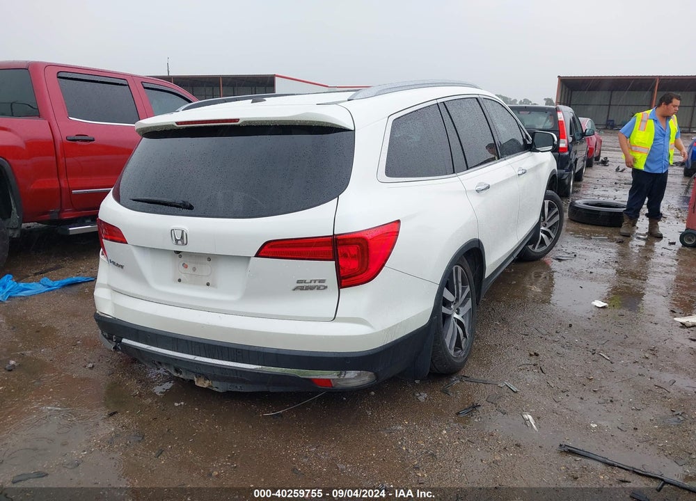 2017 HONDA PILOT ELITE VIN: 5FNYF6H04HB052107
