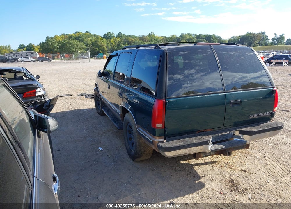 1999 CHEVROLET TAHOE VIN: 1GNEK13R3XJ313961