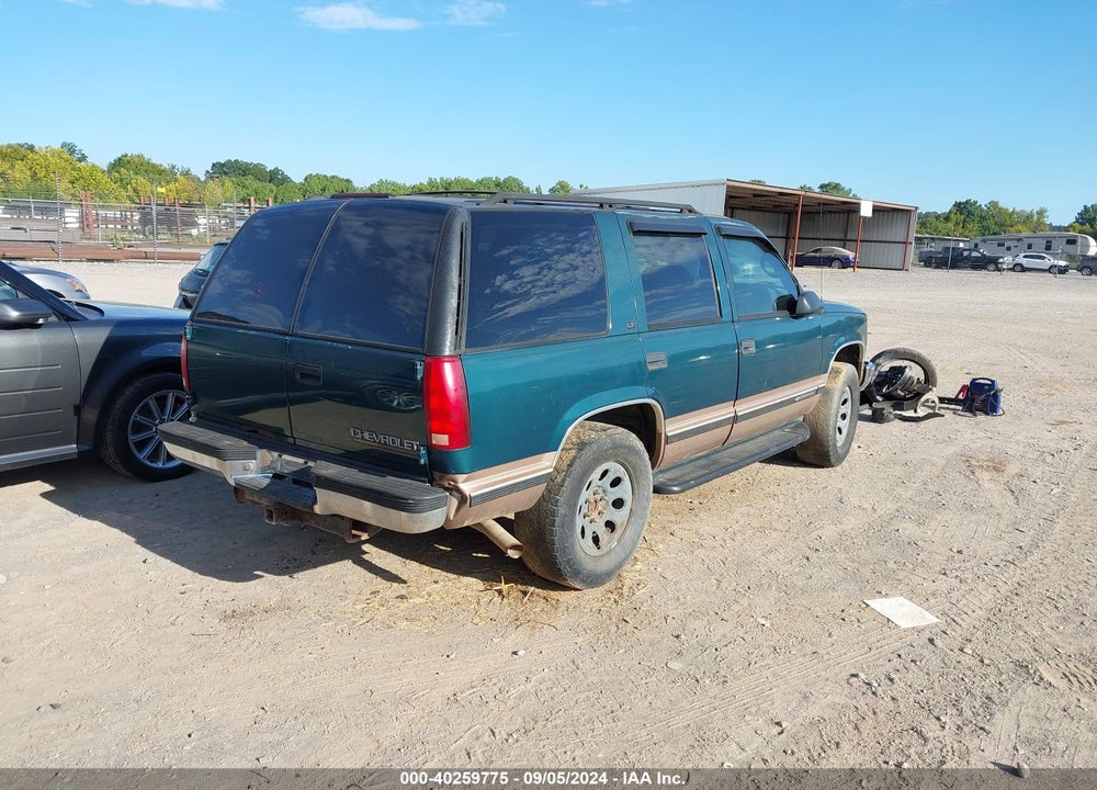 1999 CHEVROLET TAHOE VIN: 1GNEK13R3XJ313961