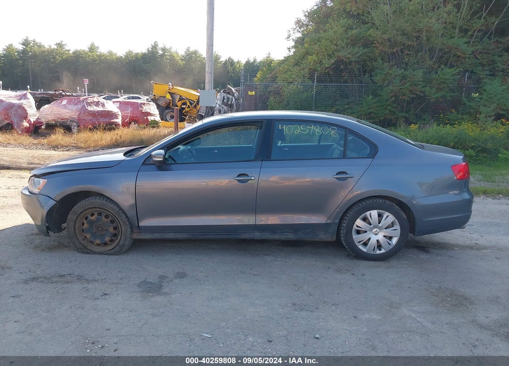 2012 VOLKSWAGEN JETTA 2.5L SE VIN: 3VWDP7AJXCM350831