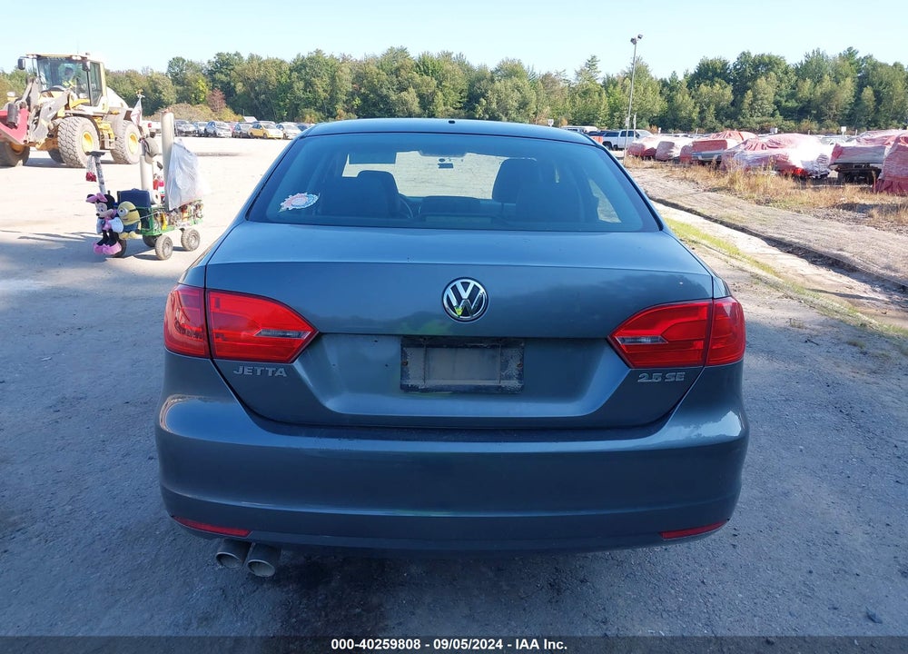 2012 VOLKSWAGEN JETTA 2.5L SE VIN: 3VWDP7AJXCM350831