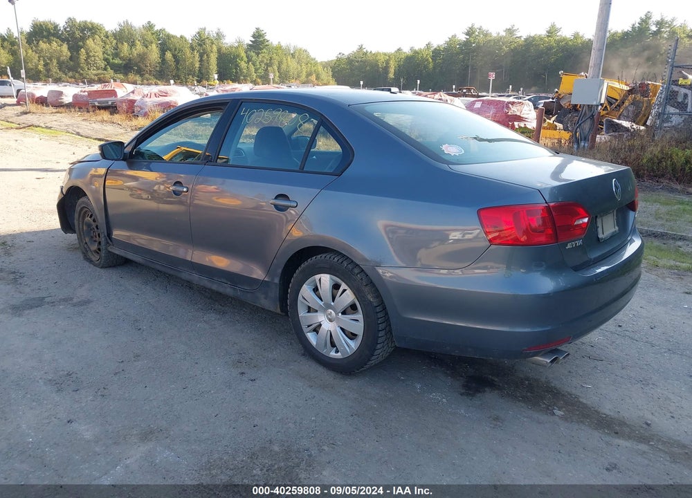 2012 VOLKSWAGEN JETTA 2.5L SE VIN: 3VWDP7AJXCM350831