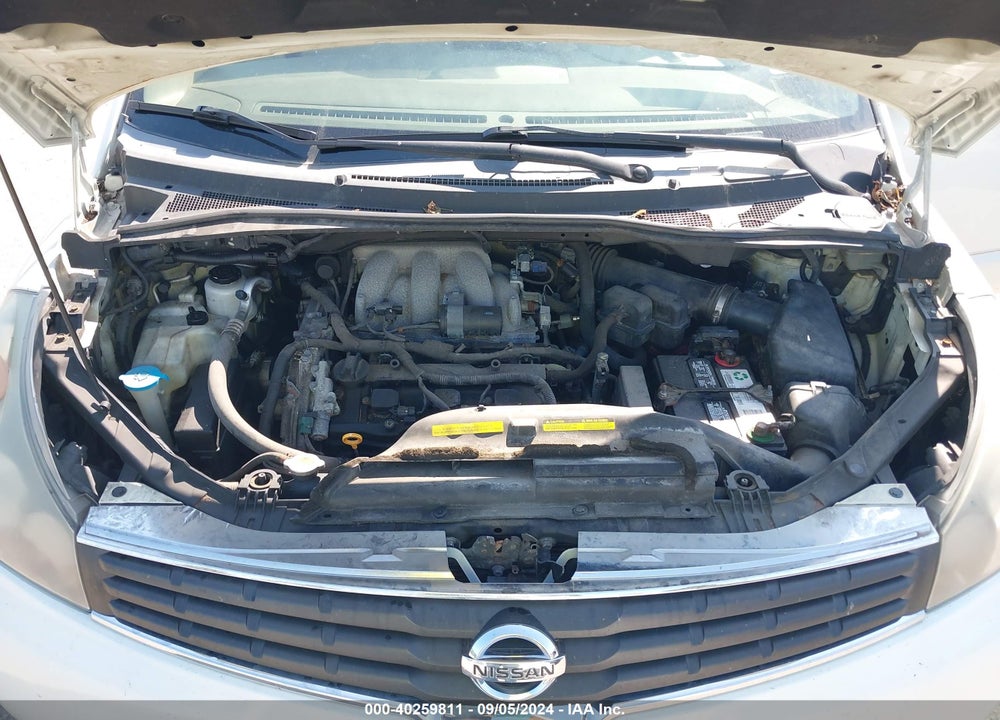 2008 NISSAN QUEST 3.5 S VIN: 5N1BV28U08N123093