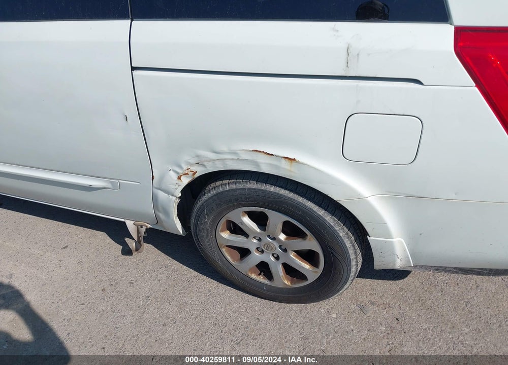 2008 NISSAN QUEST 3.5 S VIN: 5N1BV28U08N123093