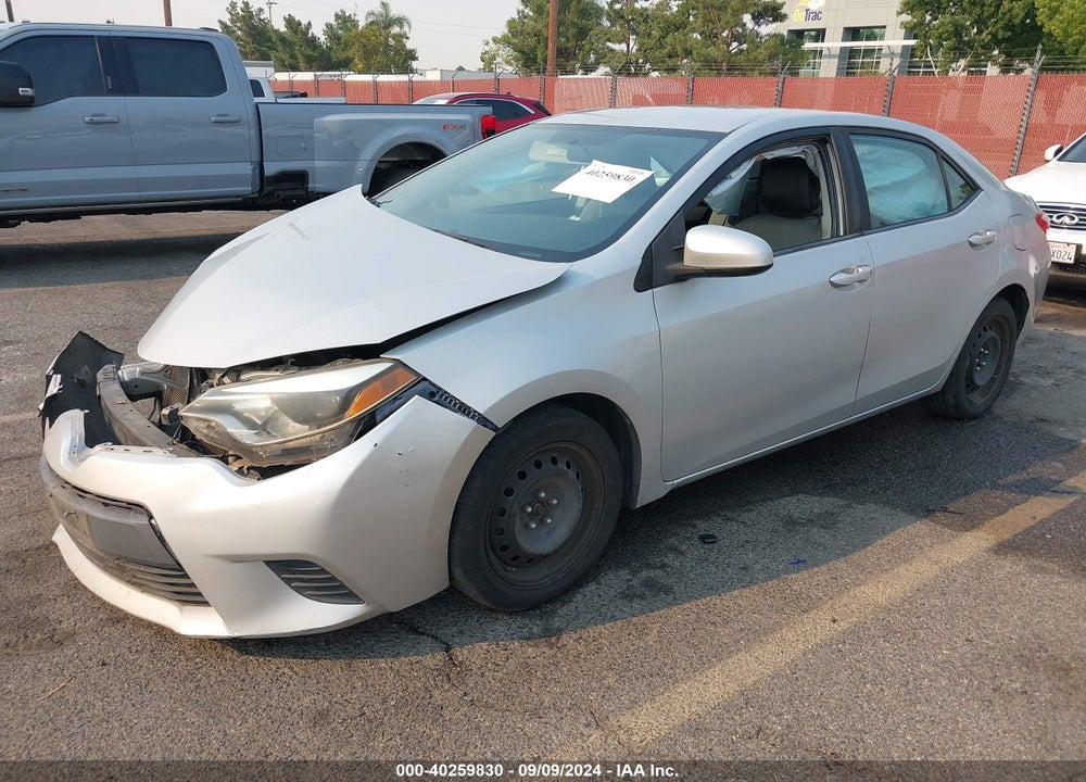 2014 TOYOTA COROLLA LE VIN: 2T1BURHE3EC185272