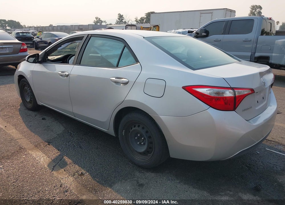 2014 TOYOTA COROLLA LE VIN: 2T1BURHE3EC185272
