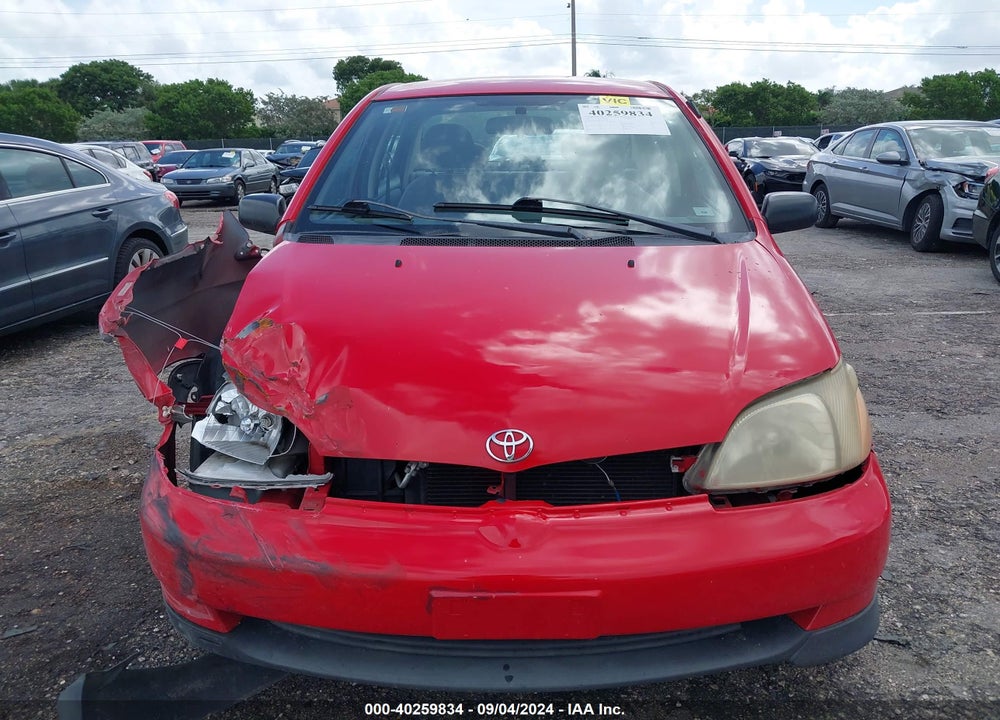 2000 TOYOTA ECHO VIN: JTDBT1230Y0023545