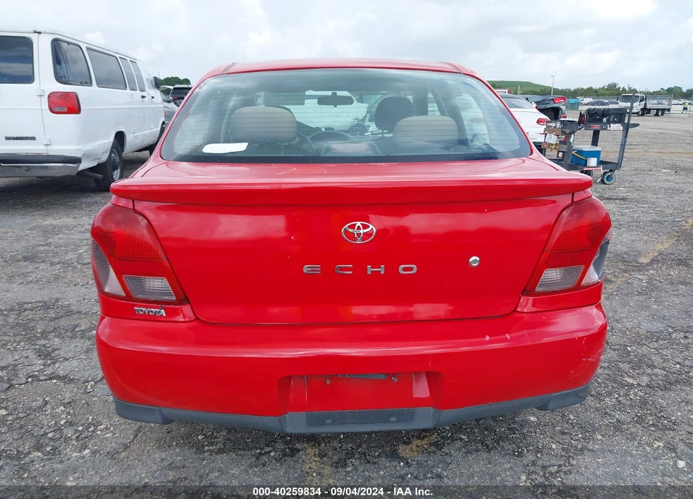 2000 TOYOTA ECHO VIN: JTDBT1230Y0023545