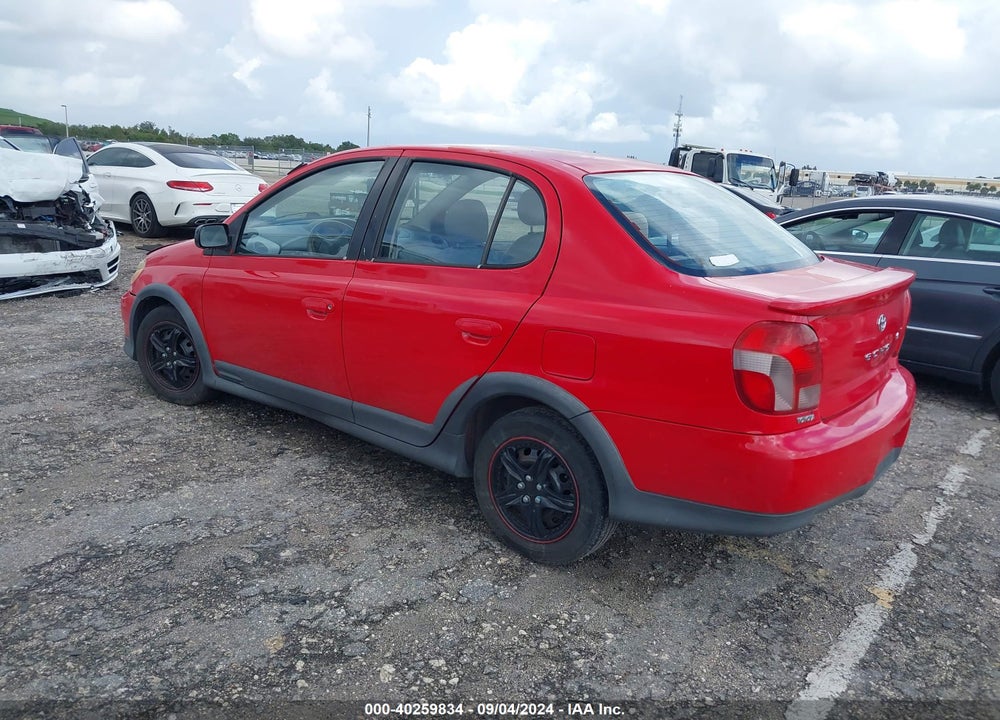 2000 TOYOTA ECHO VIN: JTDBT1230Y0023545