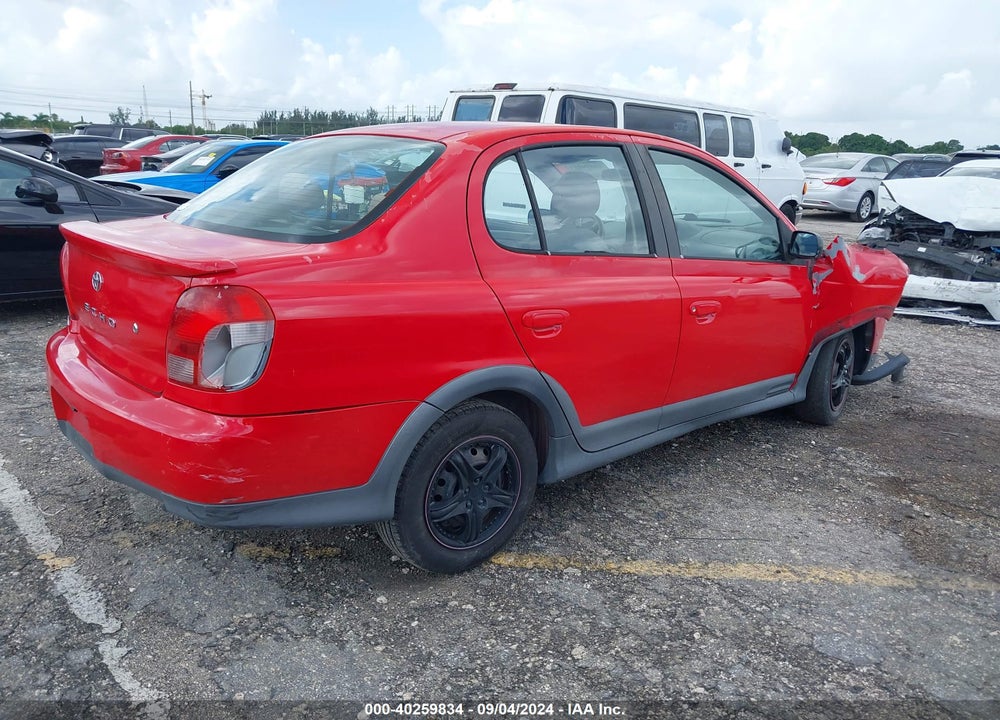 2000 TOYOTA ECHO VIN: JTDBT1230Y0023545