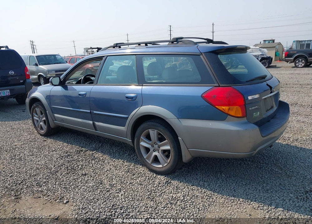 2005 SUBARU OUTBACK 3.0R L.L. BEAN EDITION VIN: 4S4BP86C254331775